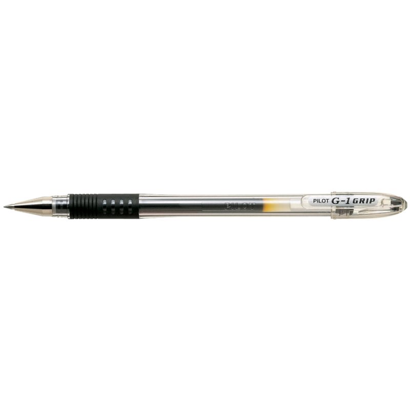 PILOT stylo gel G1-7 Grip, noir, 0,7 mm, indélébile